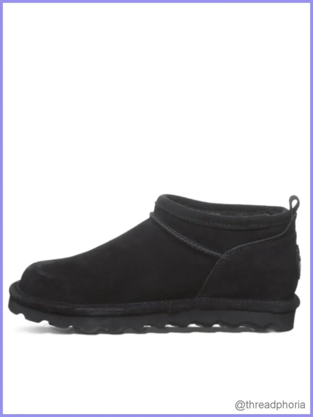 BEARPAW Women's Ankle Boot Suede Slip On Winter Boot with Sheepskin Lining